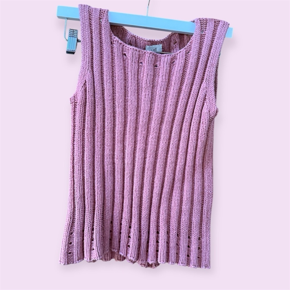 J. Jill  Sleeveless chunky sweater Knit Top cropped